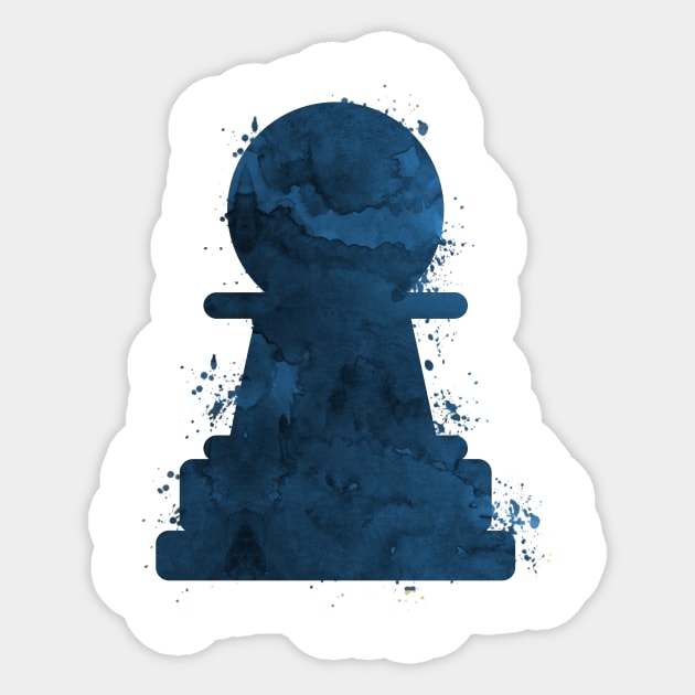 Chess Pawn Sticker by TheJollyMarten